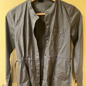 Theory light jacket dark green worn but in really good condition